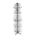 thumbnail image 1 of FixtureDisplays® Greeting Card Rack Display Stand Shelf Wire Metal CDDVD Book Brochure Literature.Pocket Size: 8.2"Wide X 11"High,20 Pockets. 21499-BLACK, 1 of 6