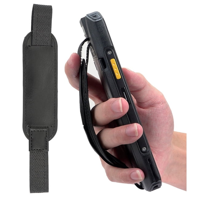 Nakedcellphone Adjustable Electronic Hand Strap for Zebra TC21 & TC22 & TC26 & TC27 & TC53 & TC58 & TC73 & TC78, Black, 1 Total Count