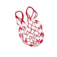 thumbnail image 1 of Sac pour Ballon en Maille Ballon de Basketball Ballon de Football Multifonctionnel Transport en Maille Sac Filet de Rangement pour Football Multifonctionnel Support Blanc Rouge, 1 of 9