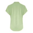 thumbnail image 5 of T-Shirts Femmes Lot Mode Décontractée Col en V Manches Courtes Haut T-Shirt - Hontri, 5 of 5