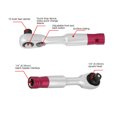 thumbnail image 3 of 1/4 Ratcheting Wrench ,Mini 1/4 Inch Rachet Wrench Set Repair Tool For Vehicle Bicycle Bike Socket Wrench Kit Tool Silver, 3 of 8
