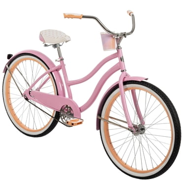 Vélo cruiser Huffy Good Vibrations 26 po, convient aux cyclistes de 60 po et plus, rose, femmes