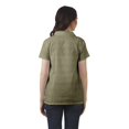 thumbnail image 4 of Moomaya Chemise Tunique Style Enveloppant pour Femmes en Coton Décontracté Col Classique Boutonné, 4 of 6