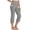 Grey, variant on Yuyuzo Capri Leggings for Women High Waisted Belly Control Side Split Workout Gym Yoga Capris with Pockets
