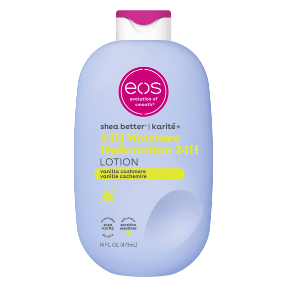eos Shea Better 24H Moisture Body Lotion, Vanilla Cashmere