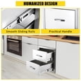 thumbnail image 2 of AKDSteel Outdoor Kitchen Drawers, Flush Mount Triple Access Bbq Drawers With Stainless Steel Handles For Patio Grill Stations, 2 of 7