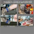 thumbnail image 3 of 1 Piece Metal Glove,Level 9 Cut-Resistant Glove, Level 5 Cut-Resistant Protective Work Glove For Slaughtering Kitchen ,Superior Grip, 3 of 6