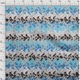 thumbnail image 4 of oneOone Velvet Light Blue Fabric Geometric Craft Projects Decor Fabric Printed By The Yard 58 Inch Wide-1R, 4 of 5