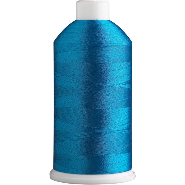 SuperB Fil à Broder en Polyester Bleu Azur, 40wt 5000m