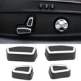 thumbnail image 3 of 6 Pcs/Ensemble Bouton de Réglage de Siège en ABS Chrome pour Alfa Romeo Giulia 2017, 3 of 8