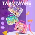 thumbnail image 2 of Kids Afternoon Tea Pretend Play Set – Kitchen Tableware, Tea & Food Toys with Storage Case, 2 of 8