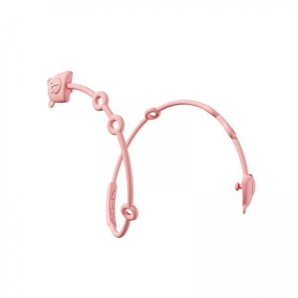 Lipstore 6xSilicone Pacifier Clip Adjustable for High Chair Shopping Trolley Pink