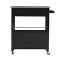 thumbnail image 2 of Alders Black Kitchen Cart, 2 of 9