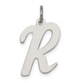 thumbnail image 1 of Pendentif Breloque Collier Monogramme Initiale Lettre R Délicat en Argent Sterling 925, 1 of 8
