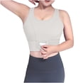 thumbnail image 2 of LOVZFMLL Soutien-Gorge pour Femmes Soutien-Gorge pour Femme sous-Vêtements Unis Soutien-Gorge Quotidien Rassemblement Soutien-Gorge de Sport sous-Vêtements de Yoga Blanc 36, 2 of 9