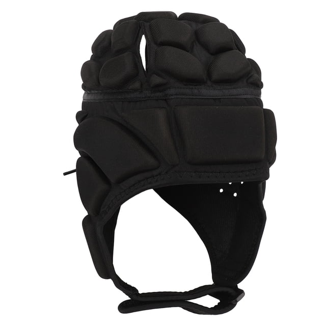 Casque de Rugby, Casque Rembourré Doux en Éponge EVA Casque de Soccer Respirant Casque de Rugby Multifonction Protège-Tête Ajustable Couvre-Chef de Soccer Confortable pour Jeunes Enfants Adultes