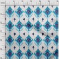 thumbnail image 3 of oneOone Polyester Spandex Medium Blue Fabric Asian Ikat Sewing Craft Projects Fabric Prints By Yard 56 Inch Wide-8512, 3 of 4