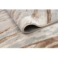 thumbnail image 5 of LaDole Rugs 5x7 ft Modern Earth Abstract Area Rug | Carpet For Bedroom, Living Room, Kitchen, Home Office, Indoor Floor Décor | Beige Brown, 5 of 5
