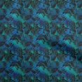 thumbnail image 1 of oneOone Velvet Blue Fabric Abstract Sewing Craft Projects Fabric Prints By Yard 58 Inch Wide, 1 of 4