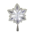 thumbnail image 1 of Holiday Time LED Christmas Tree Topper, White Snowflake, 12.5", 1 of 5