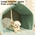 thumbnail image 4 of RKSTN Litière pour Chat Chenil pour Chien Hiver Chaud Petit Chien Maison pour Chien Fermée Lit d'Hiver pour Animal Chenil pour Chien House Pet Fournitures, 4 of 5