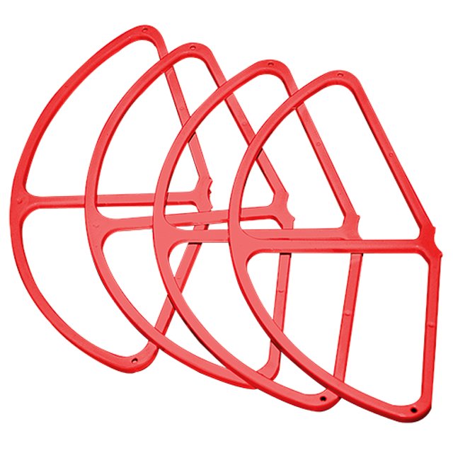 Ultimaxx Protections d'Hélice Rapides pour Quadcopter DJI Phantom 4 - Rouge (Ensemble de 4)