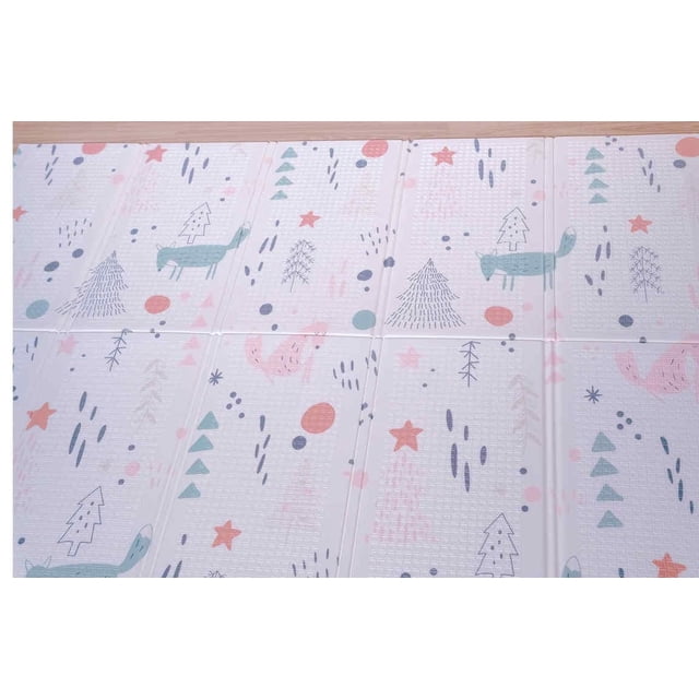 Mainstays Kids XPE Foam Foldable Play Mat, for Babies & Toddlers, 30.31" x 22.83"