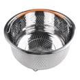 thumbnail image 4 of Insert de Vapeur Casserole Vapeur Panier en Acier Inoxydable Cuiseur à Riz Autocuiseur, 4 of 8