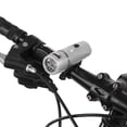 thumbnail image 1 of Waterproof 5 LEDs, Front Headlight Rear  Light Bike Bicycle Set AccessorySilver, 1 of 8