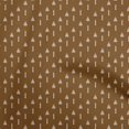 thumbnail image 1 of oneOone Rayon Tawny Brown Fabric Buidings Craft Projects Decor Fabric Printed By The Yard 56 Inch Wide, 1 of 5