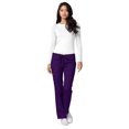 thumbnail image 3 of Adar Universal Women's Straight Leg Scrub Pants, Drawstring, Durable Poplin, Black, 3 of 7