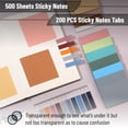 thumbnail image 3 of - Aesthetic Book Annotation Kit Aesthetic Highlighters and Gel Pens Transparent Sticky Notes Transparent Sticky Tabs for Books No Bleed Highlighters for Bible Pages No Bleed, 3 of 6