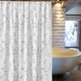 thumbnail image 4 of Binwennn Rideaux de Douche avec Crochets Rideau de Douche en Tissu Imprimé Rideau de Douche Épaissi Style Nuage avec Crochet, 4 of 7