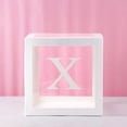 thumbnail image 1 of Event & Party Decoration 26 Letters DIY White Transparent Balloons for Weddings Confession Birthdays and Party Scene Layout, 1 of 7