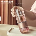 thumbnail image 4 of Glass Tea Infuser Double Layer Insulation Tea Maker Leak-proof Portable Travel Tea Cup with Filter Tea Water Separation Tea Bottle Gift for Tea Lovers, 4 of 8