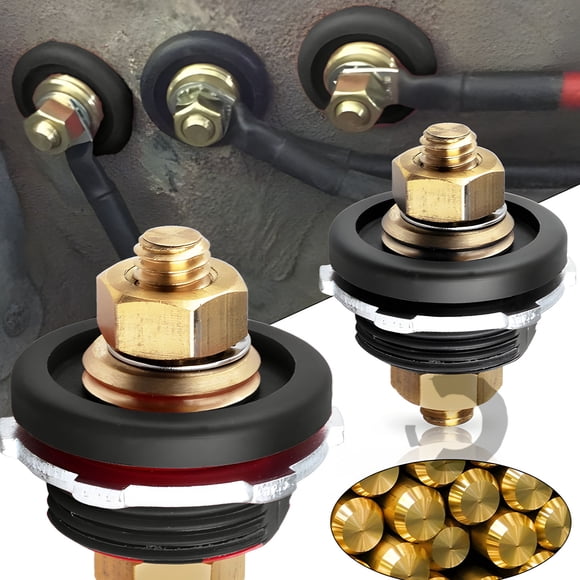 TIMIFIS Automotive Battery Terminals Car Yacht Charging Pile Screw Terminal 3/8 Battery Charging Terminal High Current Battery Charging Column Available in Red and Colors Other Exterior Accessories