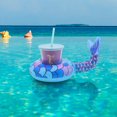 thumbnail image 4 of Mainstays Purple Plastic Chiller Tumbler with Floaty Mermaid, 4 of 4