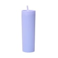 thumbnail image 1 of UsRHHA Skinny Tumblers 16oz Frosted Acrylic with Straws Lids, Double Wall Reusable Cups for Cold Drinks, Portable Tumblers for Outdoor Use, 1 of 1