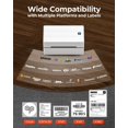 thumbnail image 5 of Miaoyou Bluetooth Thermal Shipping Label Printer with USB Cable, Black, 1 Piece Count, 5 of 5