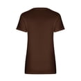 thumbnail image 4 of Timegard Womens Summer Tops Short Sleeve V-Neck Solid Color Comfy Basic Tee Casual Loose Shirts Tops Blouse, 4 of 6