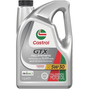 Refurbished Castrol 15E6DE GTX Full Synthetic 5W-30 Motor Oil, 5 Quarts