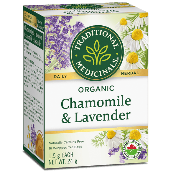 Traditional Medicinals - Organic Chamomile With Lavender- 16 Tea Bags