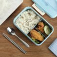 thumbnail image 2 of LSLJS Boîte à Lunch Bento Micro-Ondes en Paille Cuillère Contenant de Rangement pour Aliments Enfants Adultes Bento Lunch Boxes, 2 of 2