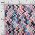 thumbnail image 2 of oneOone Georgette Viscose Pink Fabric Geometric Sewing Craft Projects Fabric Prints By Yard 42 Inch Wide-BQ, 2 of 5