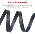 thumbnail image 3 of 21ft 1/2 Inch (12mm) Expandable Braided Cable Sleeve Cord Protector Tubing Sheath for Automotive Television Computer & Other Home Devices, 3 of 8