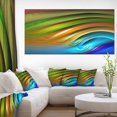 thumbnail image 1 of Ondulations d'Eau Fractales Colorées - Impression d'Art Abstrait sur Toile, 1 of 3