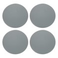 thumbnail image 1 of Uxcell 4Pcs Door Stopper Wall Protector, 80mm Self Adhesive Bumper, Gray, 1 of 6