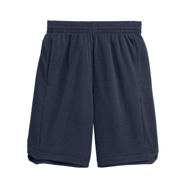 Gravity Threads Shorts Athlétiques en Maille avec Poches - Bleu Marine - 2TG