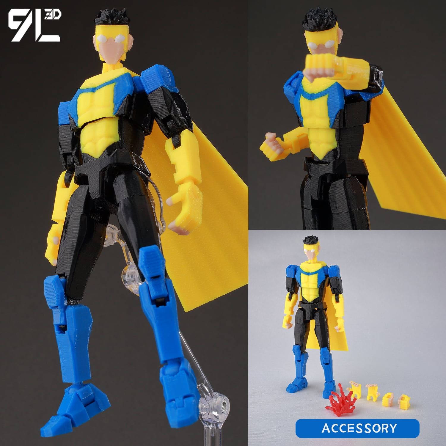 9L 3D Titan 13 Anime Mark Invincible BY Model Lucky 13 Model Dummy