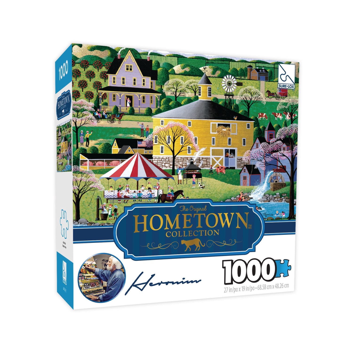 Sure-Lox Barbeque at The Round Barn 1000 Piece Puzzle